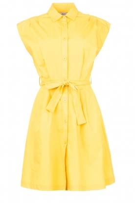 Liu Jo |Doorknoop jurk Julie | geel 