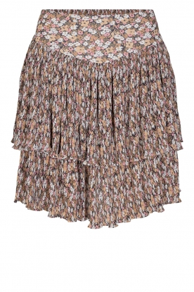 Sofie Schnoor | Skirt with floral print Valencia | camel