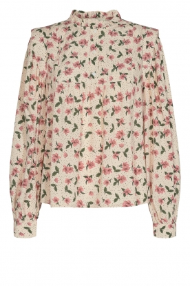 Sofie Schnoor | Blouse with floral print Maylon | natural