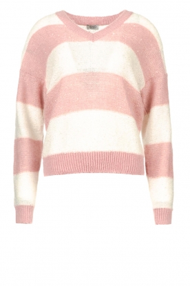 Liu Jo | Sweater with striped print Mio | pink