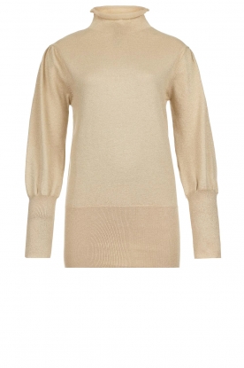 Silvian Heach | Turtleneck with glossy finish Balag | beige