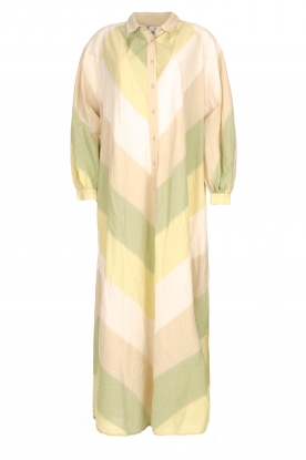 Devotion | Striped maxi dress Bina | green