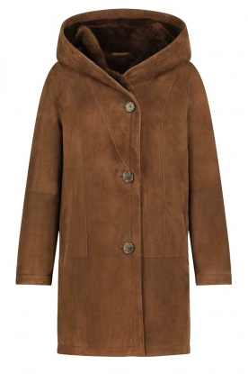 STUDIO AR |  Lammy coat Babina | brown 