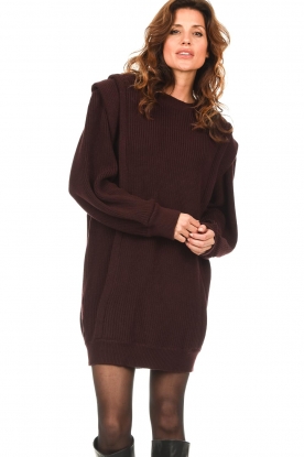 IRO |  Knitted dress Lorely | bordeaux