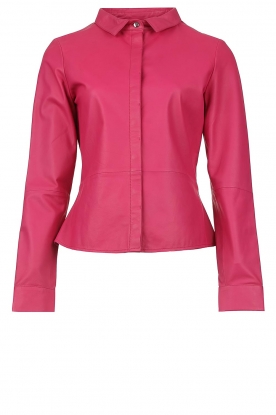 STUDIO AR | Lamb leather blouse Dita | pink