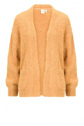 Knit-ted | Knitted cardigan Bernelle | mustard yellow