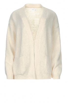 Knit-ted | Knitted cardigan Bernelle | ivory