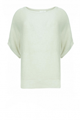 Knit-ted | Sweater with batwing sleeves Diza | mint