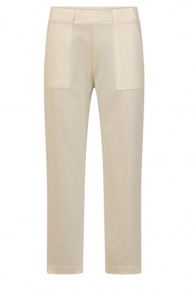Knit-ted | Stretch pants Marion | beige