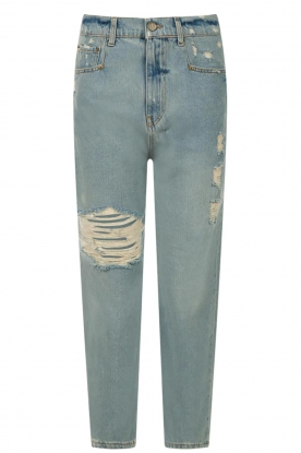 Twinset | Destroyed carrot fit jeans Maddy | blue