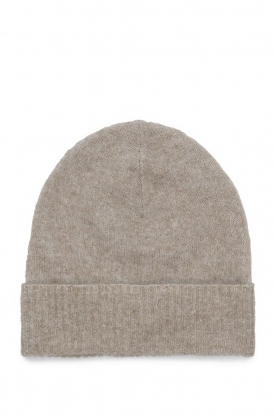 Second Female | Knitted mohair beanie Brook | beige