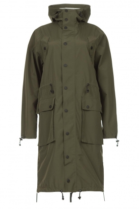 Maium | PET-bottle rain coat Lightweight Parka | army green