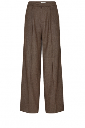 Copenhagen Muse | Wide leg trousers Tailor | brown