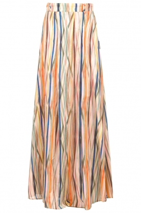 Silvian Heach | Maxi skirt with striped print Merva | multi