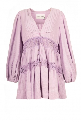 Silvian Heach | Pleated dress with lace details Priapo | Violet 