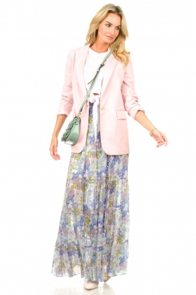 Look Maxi skirt with floral print Quinghai