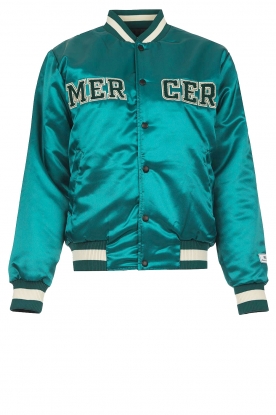 Mercer |Satijnen varsity jacket Party | groen 