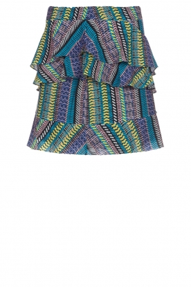 Aaiko | Skirt with colourful print Ylva | multi