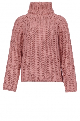 Blaumax |  Chunky knit sweater Tessa Tia | pink