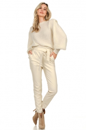 Look Mohair knit with balloon sleeves