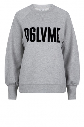 Dante 6 |  Sweater with text print Loveme | grey 