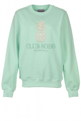 Club Soho | Sweater Piña Colada | groen 