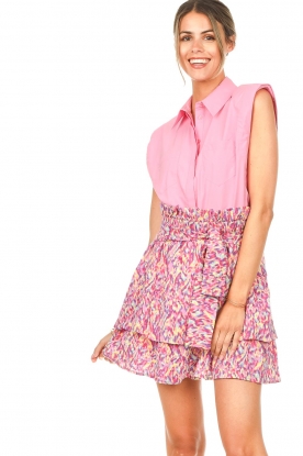 Dante 6 |  Skirt with print Joy | pink 