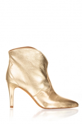 Toral | Leather ankle boots Soraya | gold 