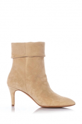 Toral | Suede ankle boots Quinin | beige