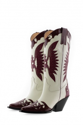 Leren cowboylaarzen Granata | rood | Toral | Little Soho