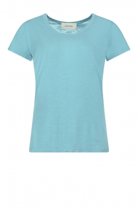 American Vintage | T-shirt with round neck Jacksonville | blue