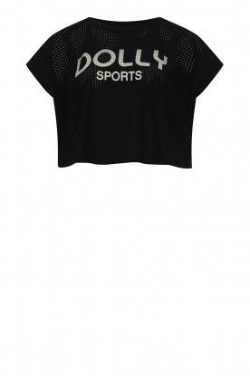 Dolly Sports |T-shirt Active | zwart 
