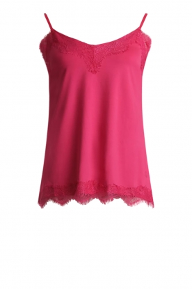 CC Heart | Top with lace details Puck | pink