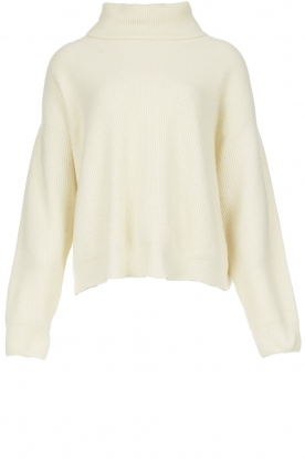 American Vintage | Knitted roll-neck sweater Giky | natural