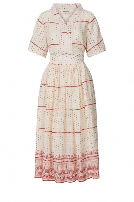 Lollys Laundry |Maxi-jurk met print Sumia | rood