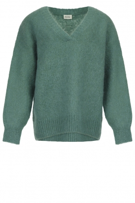 American Vintage | Soft mohair sweater Pinoberry | green