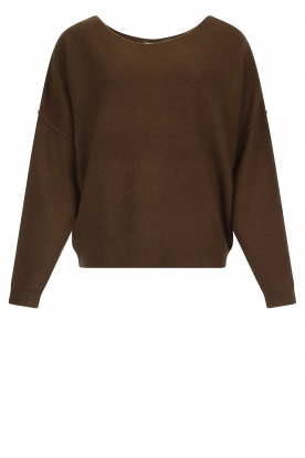 American Vintage | Knitted sweater Damsville | brown