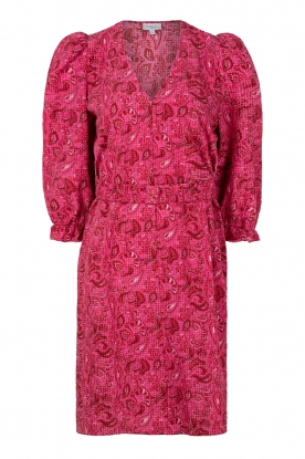 Dante 6 | Paisley printed dress Wendell | pink 