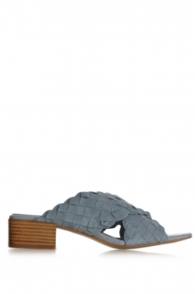 Sofie Schnoor | Suede sandals with heel Coco | blue