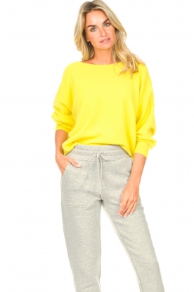 American Vintage |  Knitted sweater Damsville | yellow