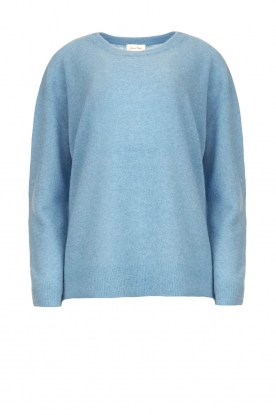 American Vintage | Knitted long sweater Razpark | blue