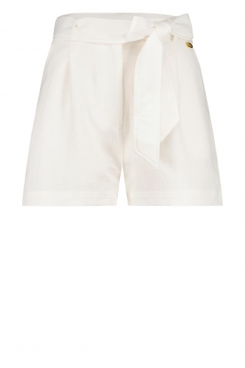 Freebird | Shorts with tie belt Josya | off-white