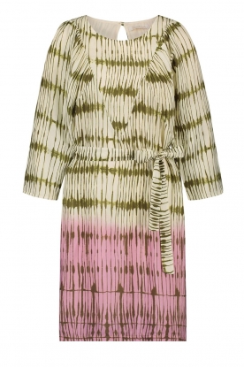 Freebird | Dress with striped print Brooklynn | pink
