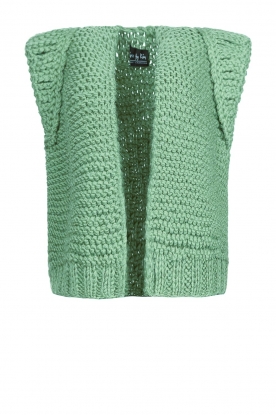 Kiro by Kim | Knitted waistcoast Leanne | green