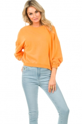 American Vintage |  Soft sweater Hapylife | orange 