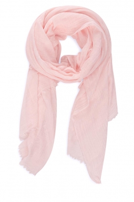 American Vintage |Sjaal met franjes Safo | roze 