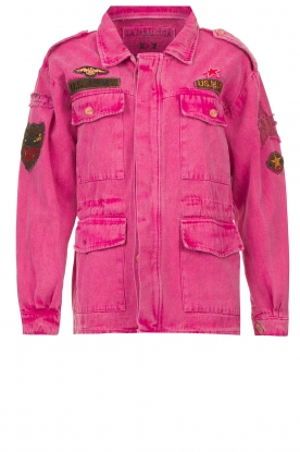 La Jabalcuza | Cargo jacket Aviator Star | pink