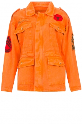 La Jabalcuza | Cargo jacket Aviator Indian | orange