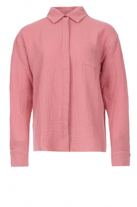 Les Favorites |Katoenen blouse Fien | roze