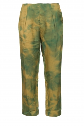 Rabens Saloner |Tie dye broek Joan | groen